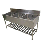 厨房機器　三槽シンク 激安 厨房器具 業務厨房 業務用厨房機器 犬 風呂 ドックバス